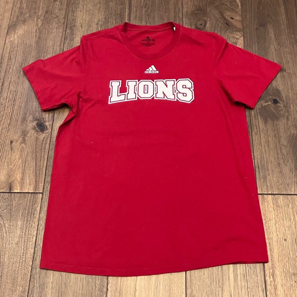 Adidas Unisex LMU Lions Tee Tshirt- Red, L